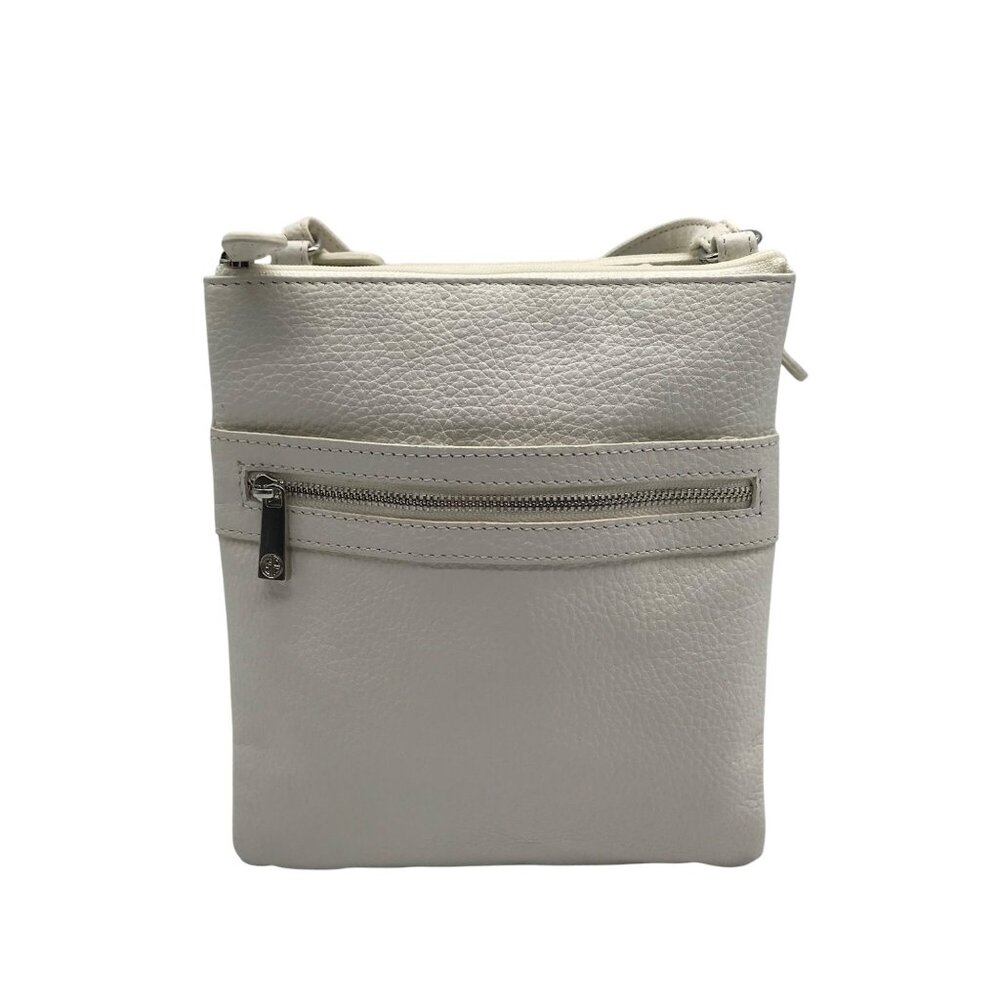 Giani Bernini White Softy Core Crossbody Bag